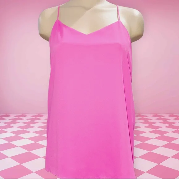 Express Women's Barcelona Reversible Camisole Tank Top Pink Orange Y2K Size M - Picture 8 of 13